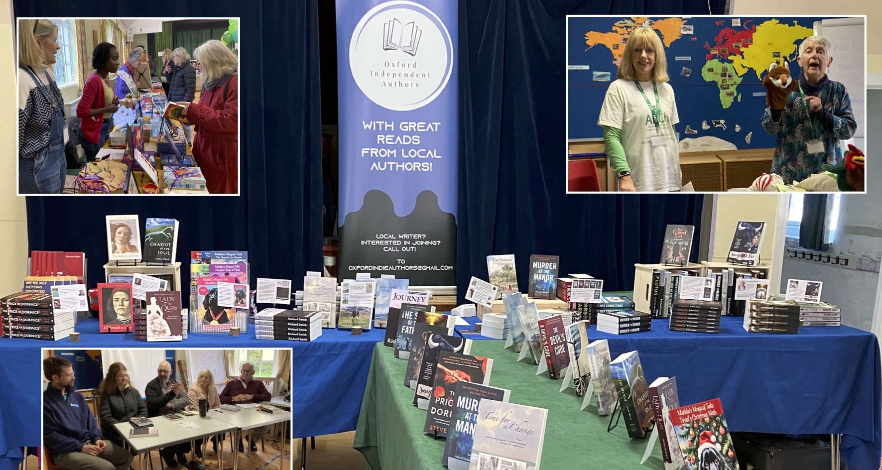 Collage of pictures of our Literary Festivals